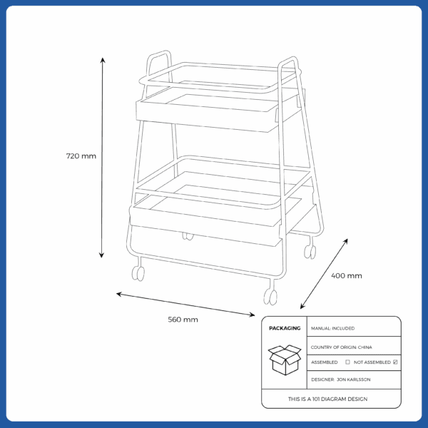 ikea storage bamboo trolley
