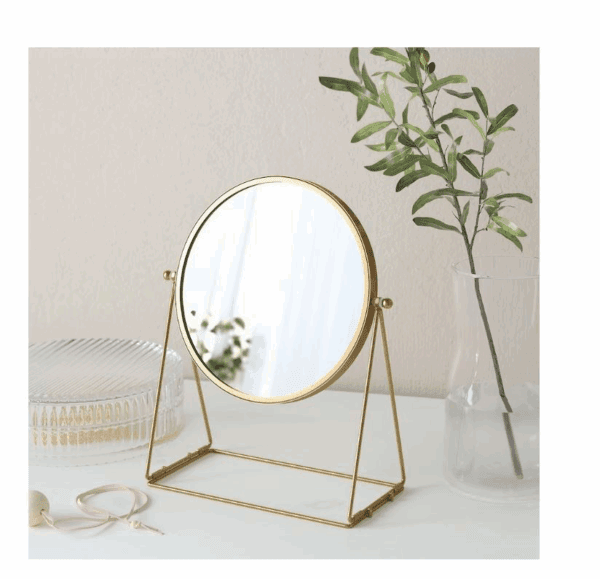 ikea table mirror (gold) 17cm