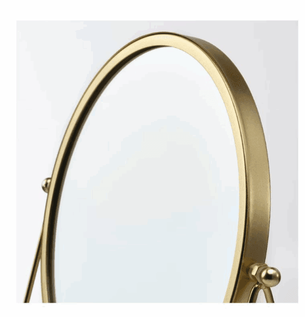 ikea table mirror (gold) 17cm