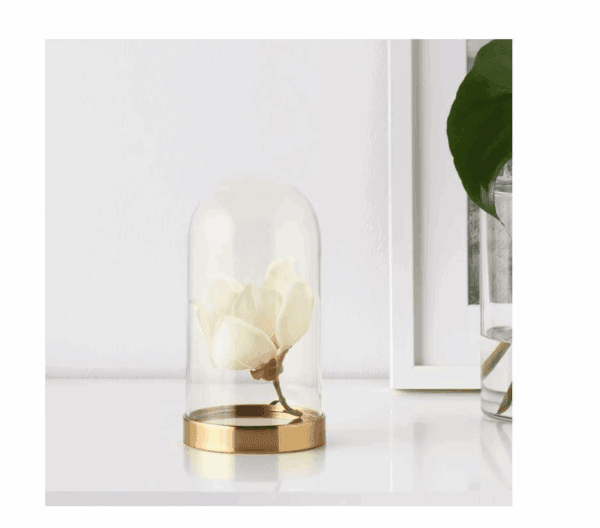 ikea glass dome laiton style 19cm / 26cm