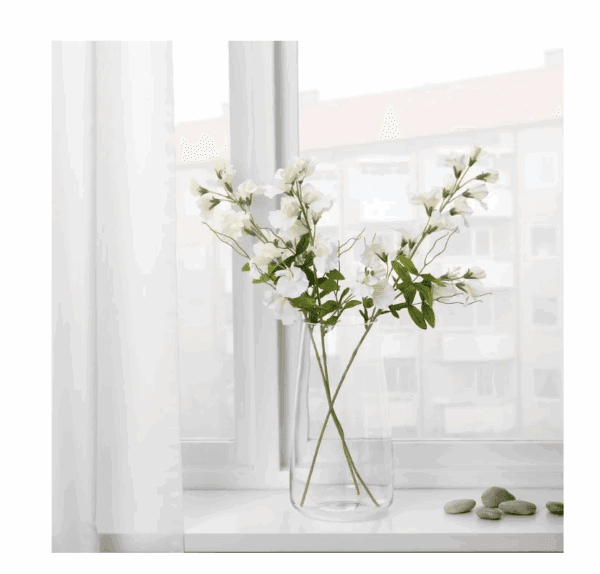 ikea fresh looking sweet pea/white