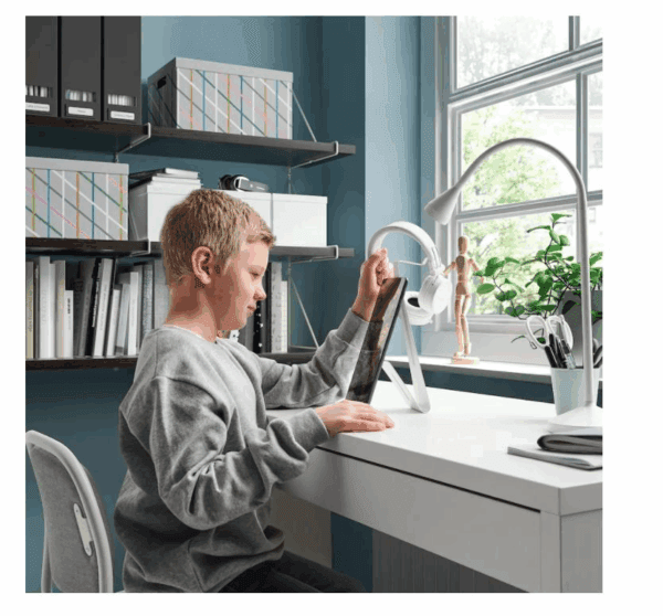 ikea 2 in 1 headphone / tablet stand (004.938.46)