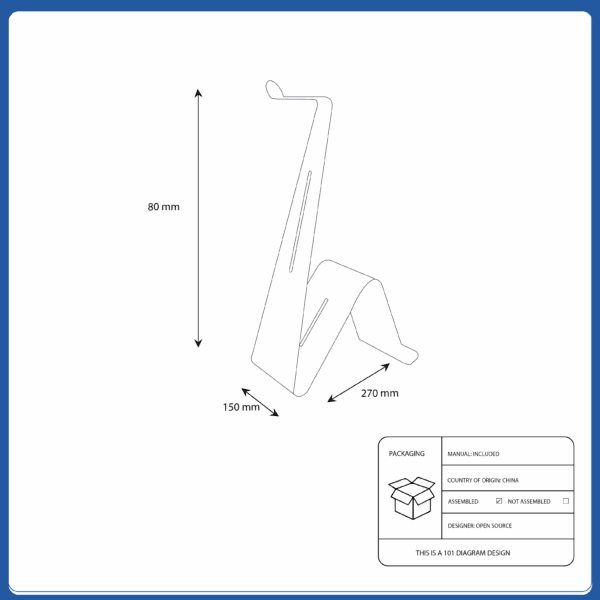 ikea 2 in 1 headphone / tablet stand (004.938.46)