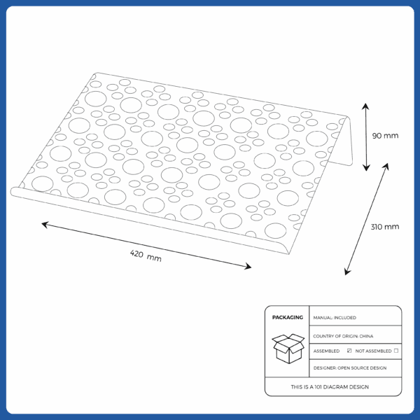 ikea brÄda laptop support (401.654.66)