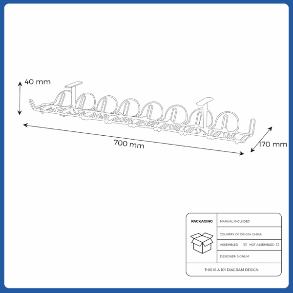 ikea signum cable management (302.002.53)