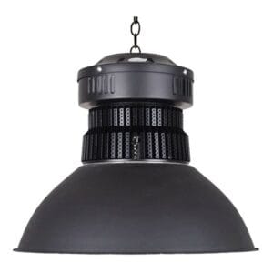 industrial matte black pendant light