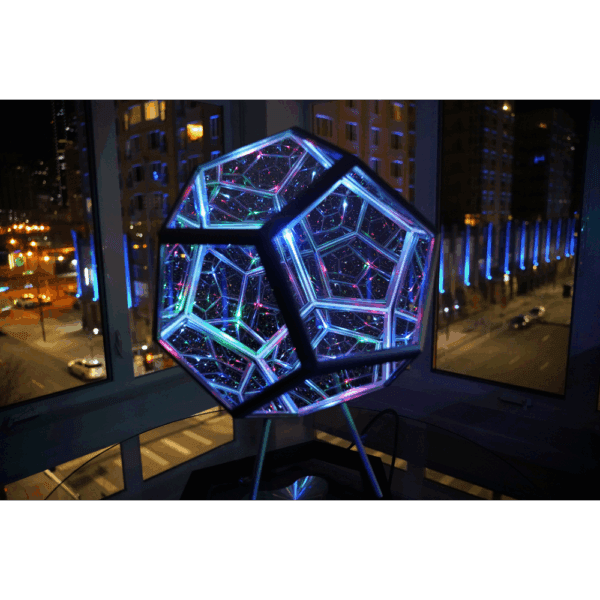 infinite dodecahedron color art light