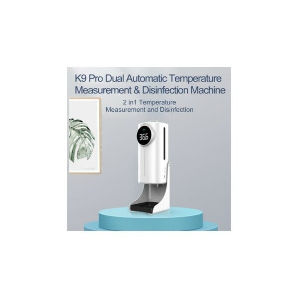 k9 pro dual 2 in 1 auto forehead hand temperature measuring and auto soap dispenser