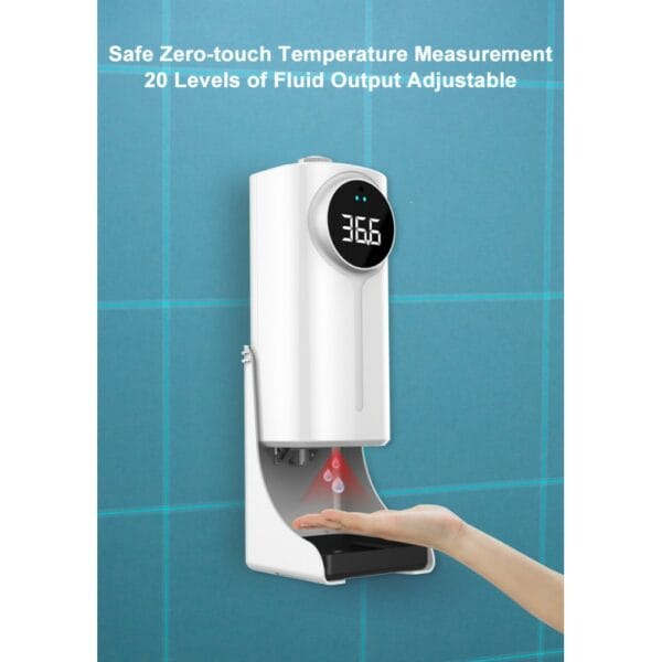 k9 pro dual 2 in 1 auto forehead hand temperature measuring and auto soap dispenser