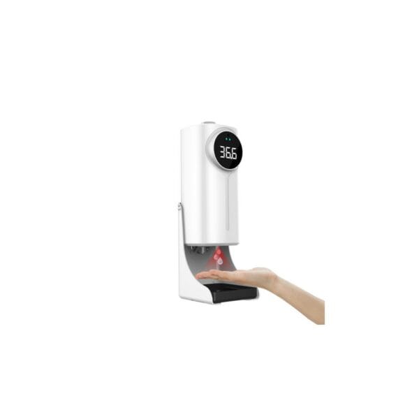 k9 pro dual 2 in 1 auto forehead hand temperature measuring and auto soap dispenser