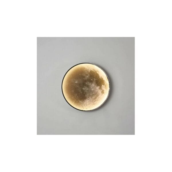 led moon wall lamp