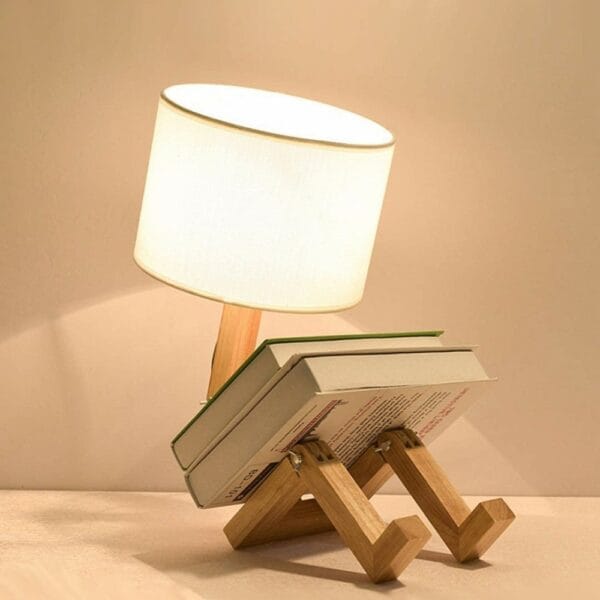 little man wooden desk lamp (101228030)