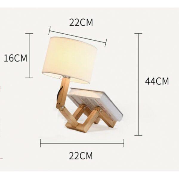 little man wooden desk lamp (101228030)