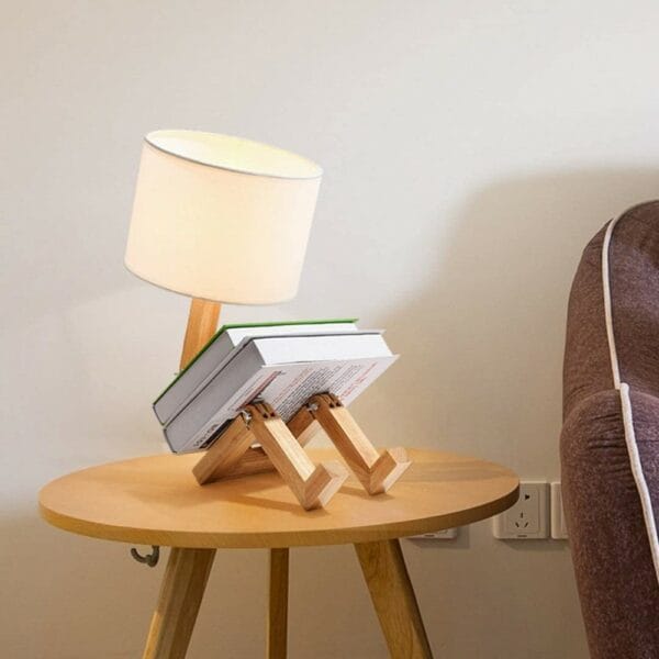 little man wooden desk lamp (101228030)
