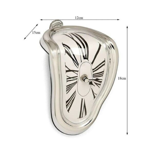 melting clock home in surrealist style