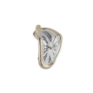 melting clock home in surrealist style