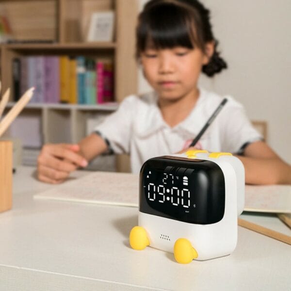 portable travel alarm clock with small digital display