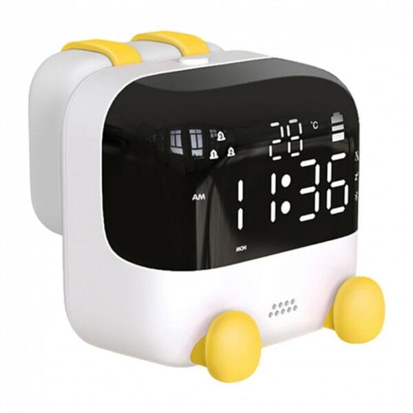 portable travel alarm clock with small digital display