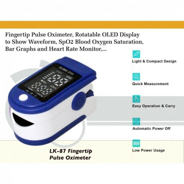 pulse oximeter fingertip lk87