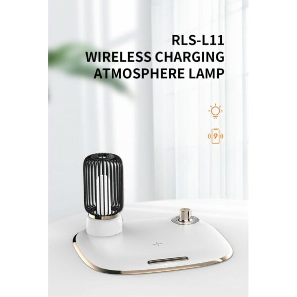 recci rls l11 wireless phone charging ambient lamp 15w led night light two in one purpose