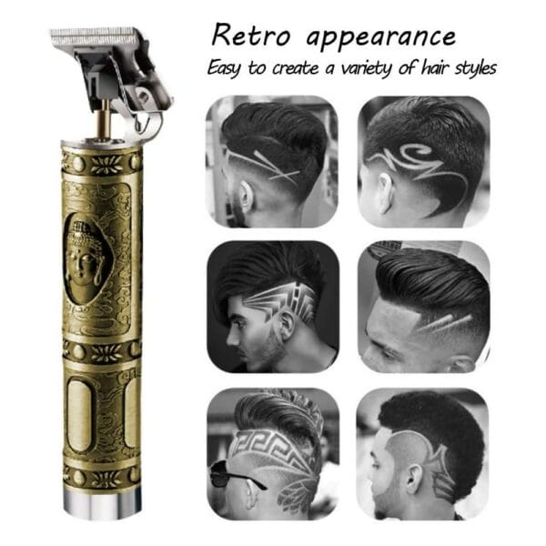 rechargeable electric pro grooming cordless close cutting t blade yt 07