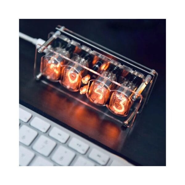 retro glow tube clock