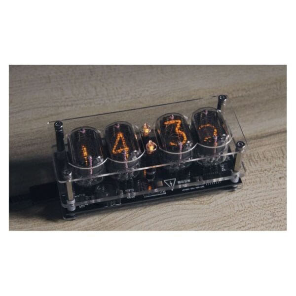 retro glow tube clock