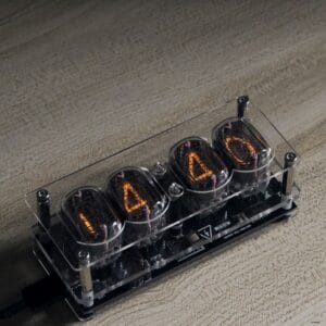 retro glow tube clock