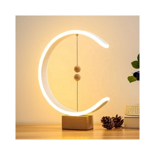 smart balance led table lamp with magnetic switch