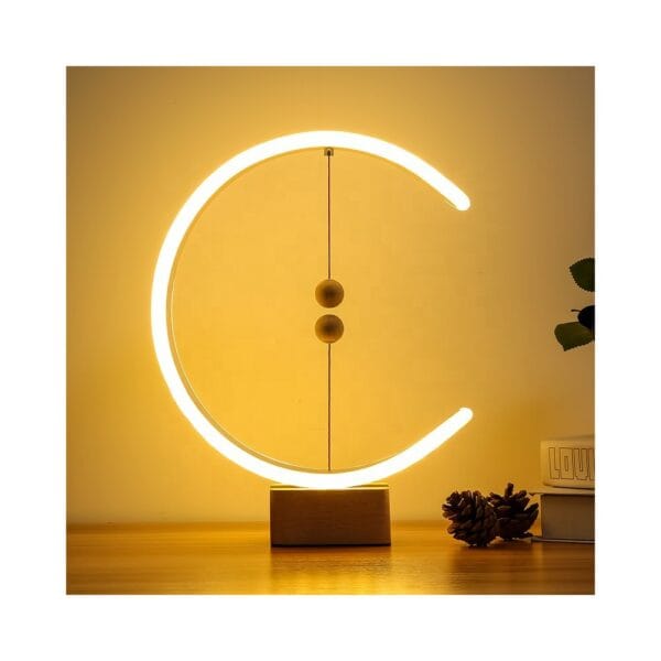 smart balance led table lamp with magnetic switch