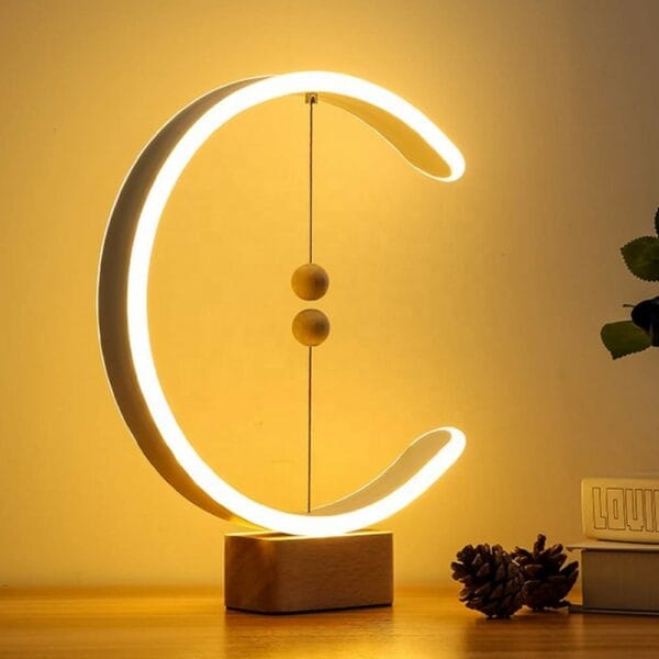 smart balance led table lamp with magnetic switch