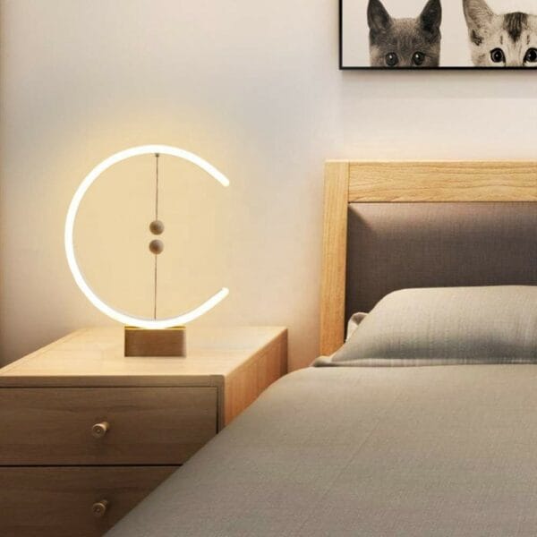smart balance led table lamp with magnetic switch