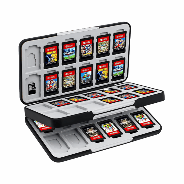 wonzir sw530 24 slot switch game case for nintendo switch