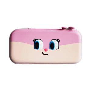 cute pink face carrying case for nintendo switch (sw491) (101227064)