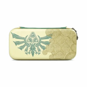 the legend of zelda crest nintendo switch oled carry case (101226371)