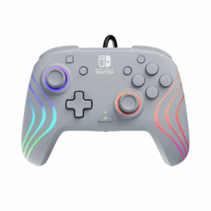 pdp wired controller after glow wave for nintendo switch (grey) (0708056071981)