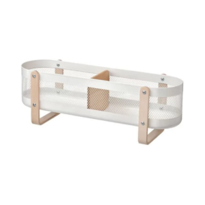 ikea desk organiser, white, 50x16x17 cm