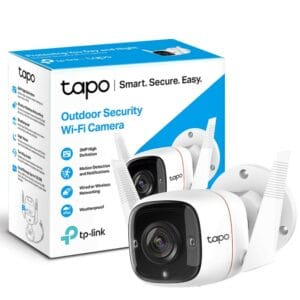 tp link tapo outdoor security camera / cctv, weatherproof (tapo c310)