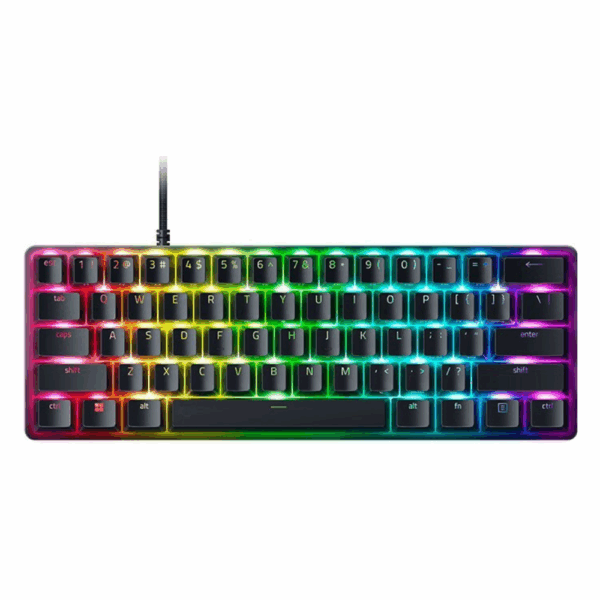 razer huntsman mini analog 60% analog optical gaming keyboard (analog switch) (rz03 04340100 r3m1 )