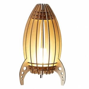 wooden carved lamp desk