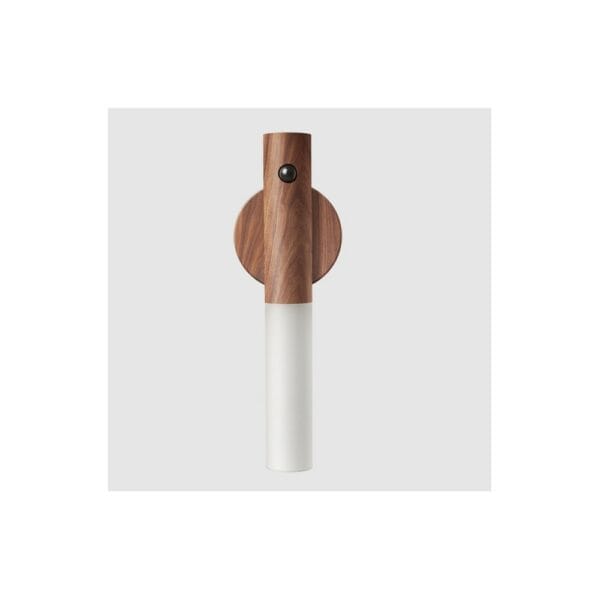 wooden wall lamp motion sensing led usb charging