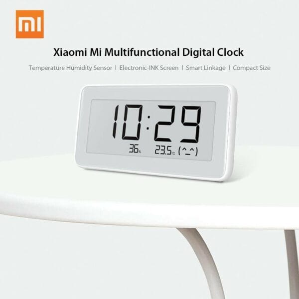xiaomi mijia smart temperature humidity monitoring digital clock (bhr5435gl)