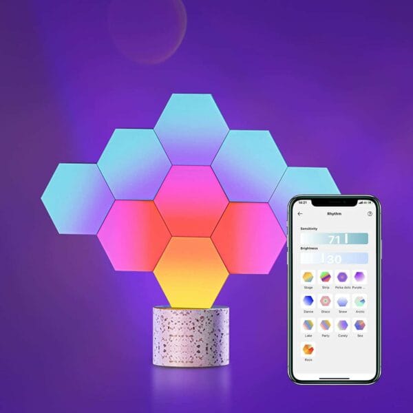 cololight ls166a9 hexagon rhythm kit(6932046204019)