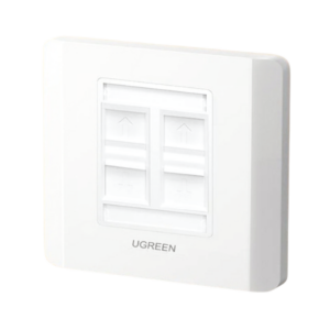 ugreen 80443 4 ports wall plate