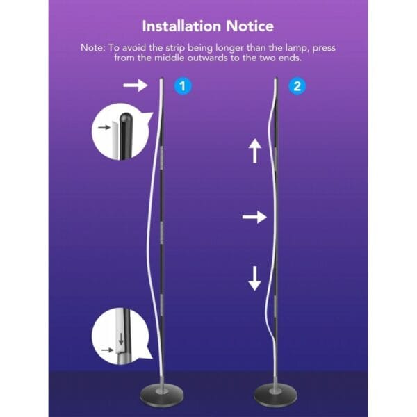 govee rgbicw smart corner floor lamp(6974316991083)