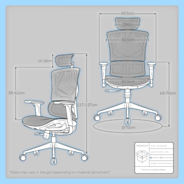 sihoo ergonomic chair with dynamic lumbar support (black) m90c 401