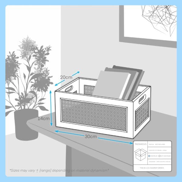 rattan storage basket