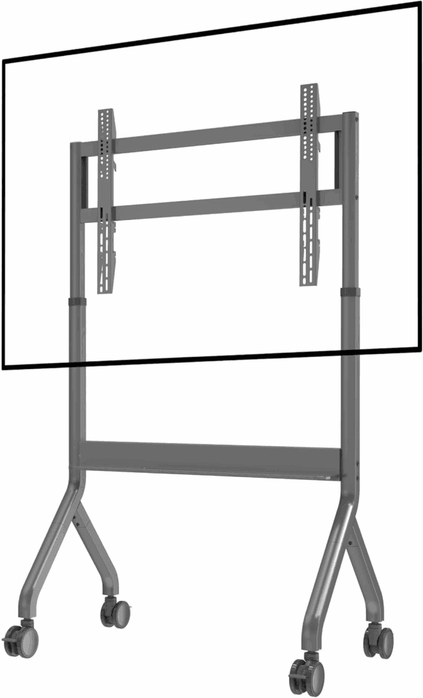 north bayou p150 mobile tv cart (75" 90")