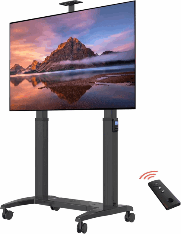 north bayou gf150 mobile tv cart (75" 120")