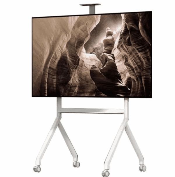 north bayou p200 display trolley stand (white)
